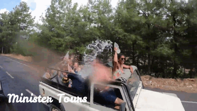 Jeep safari in Trabzon gif
