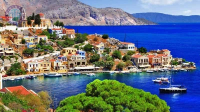 Tur fra Bodrum til øen Patmos med færge