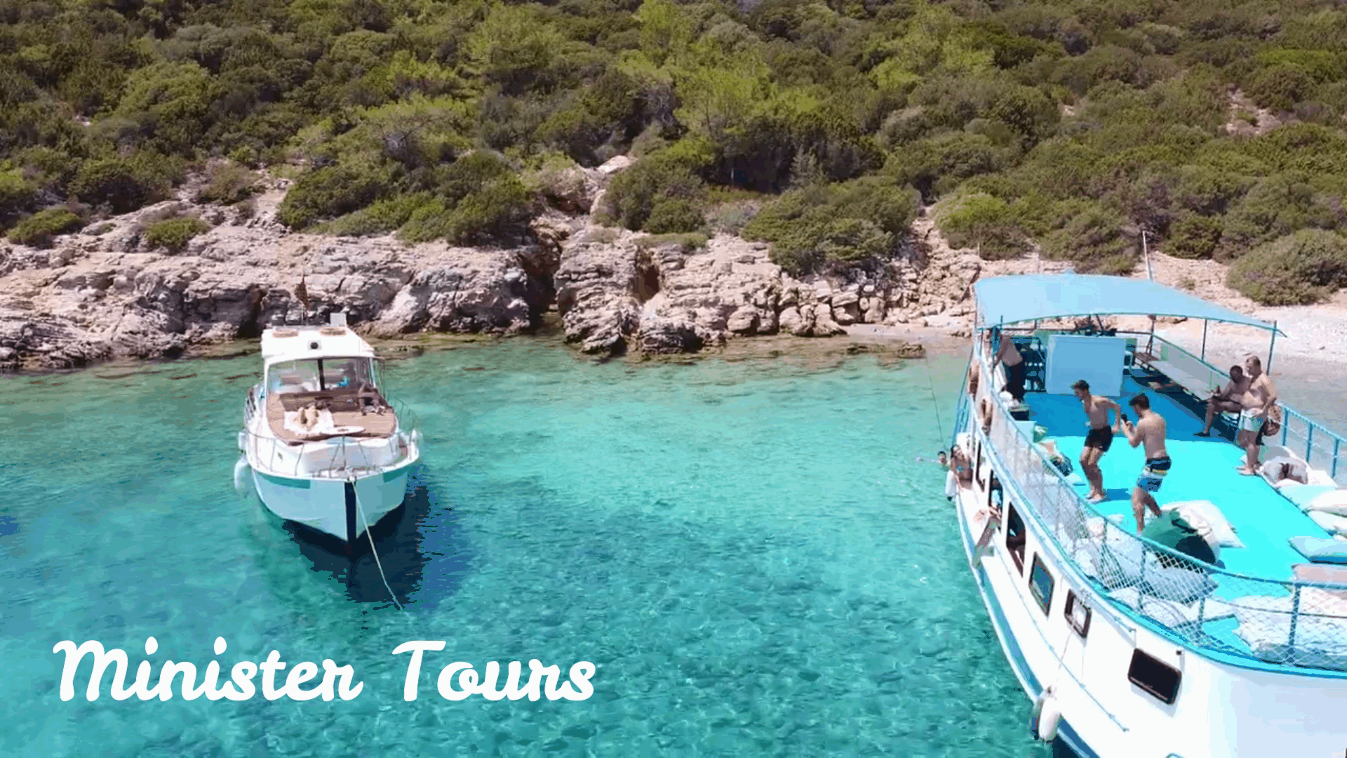 Bådtur fra Bodrum til Orak-øen gif