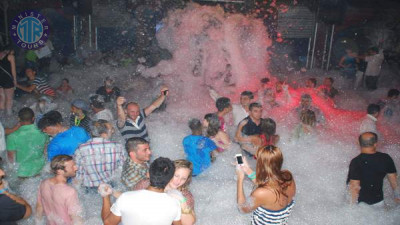 Bodrum foam party boat gif