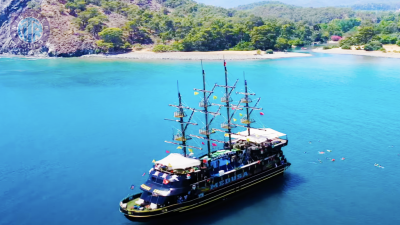 Antalya pirate boat trip gif