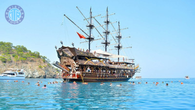 Kemer pirate boat trip gif
