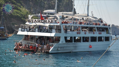 Alanya all inclusive boat trip gif