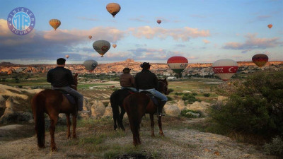 Jodinėjimas žirgais Kapadokijoje gif