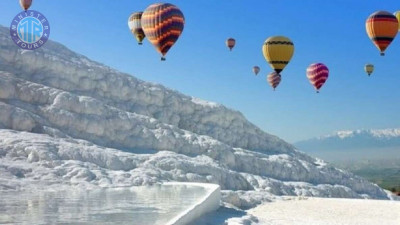 Skrydis oro balionu virš Pamukalės iš Bodrumo